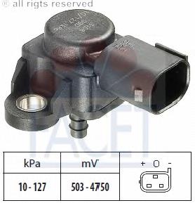 K05149174AB Fiat/Alfa/Lancia sensor de pressão no coletor de admissão, map