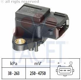 AS4891 Autlog sensor de pressão no coletor de admissão, map