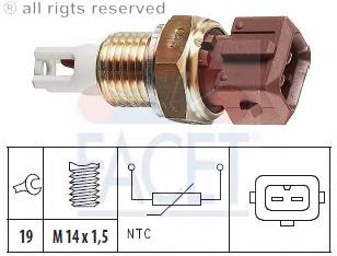 10.4016 Facet sensor de temperatura da mistura de ar