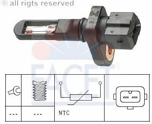 10.4001 Facet sensor de temperatura da mistura de ar