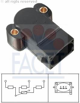 6325680 Ford sensor de posição da válvula de borboleta (potenciômetro)