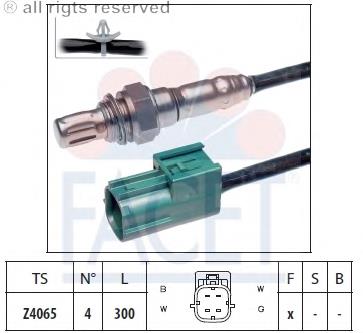 Q212-0663 Q-fix sonda lambda, sensor de oxigênio depois de catalisador