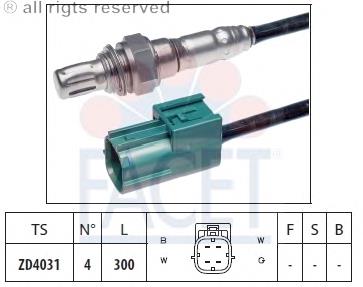 107628 Facet sonda lambda, sensor de oxigênio até o catalisador