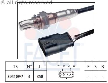 DOX-0119 Polcar sonda lambda, sensor de oxigênio até o catalisador