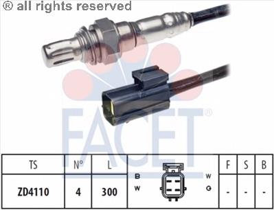 E53309 Tangun sonda lambda, sensor de oxigênio até o catalisador