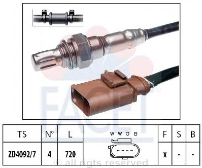 49 NGK sonda lambda, sensor de oxigênio até o catalisador