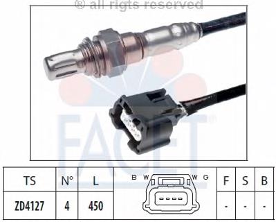 ESLNS023 NTY sonda lambda, sensor de oxigênio até o catalisador