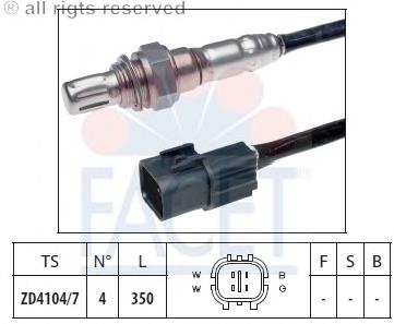 ES21158-12B1 Delphi sonda lambda, sensor de oxigênio depois de catalisador