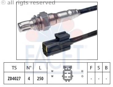 0K2NC18861 Hyundai/Kia sonda lambda, sensor de oxigênio até o catalisador