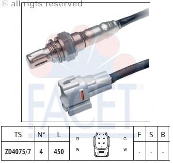 175842 Febi sonda lambda, sensor de oxigênio até o catalisador