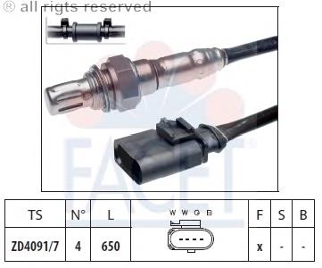 108083 Facet sonda lambda, sensor de oxigênio depois de catalisador