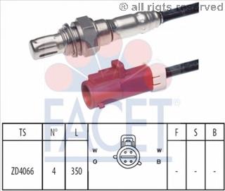 108183 Facet sonda lambda, sensor de oxigênio depois de catalisador