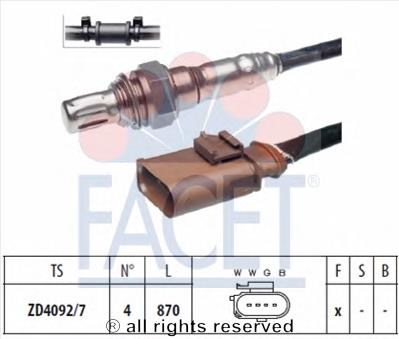 04E906262BA VAG sonda lambda, sensor de oxigênio até o catalisador