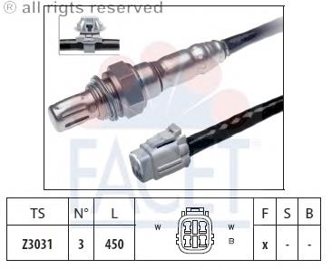 V63-76-0003 Vemo sonda lambda, sensor de oxigênio