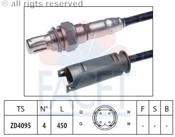 11787512002 BMW sonda lambda, sensor de oxigênio depois de catalisador