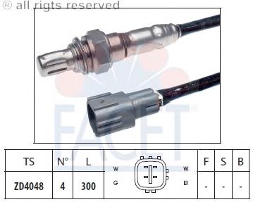 107961 Facet sonda lambda, sensor de oxigênio