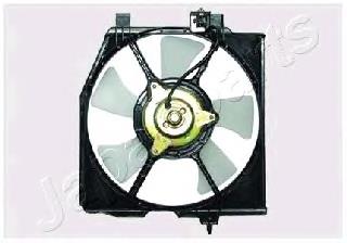 Ventilador elétrico de aparelho de ar condicionado montado (motor + roda de aletas) VNT271007 Japan Parts