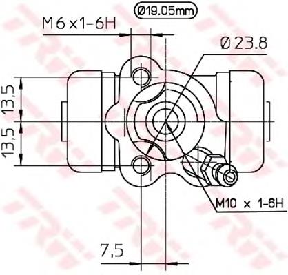 Рабочий цилиндр TRW BWD267