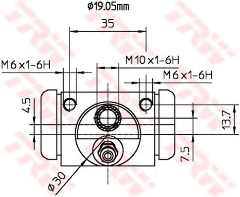 Рабочий цилиндр TRW BWD313
