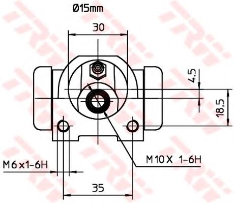Рабочий цилиндр TRW BWB104