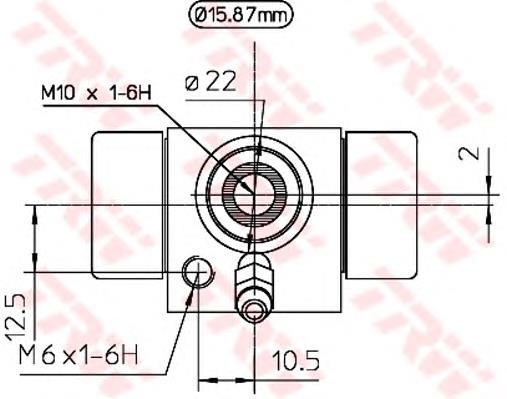 Рабочий цилиндр TRW BWB111A
