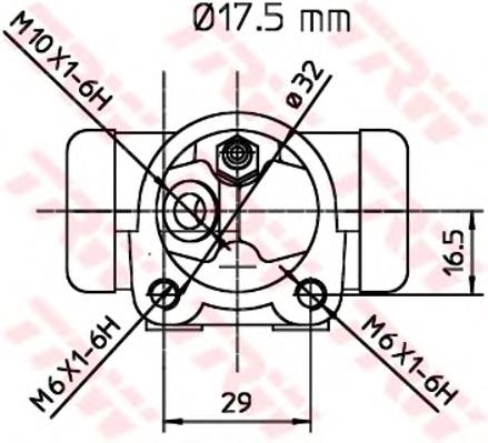 Рабочий цилиндр TRW BWC247