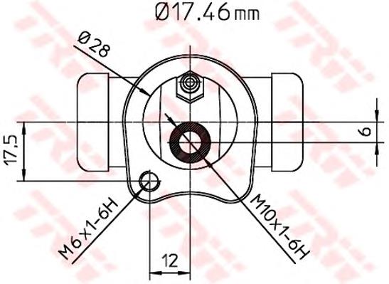 Рабочий цилиндр TRW BWC115
