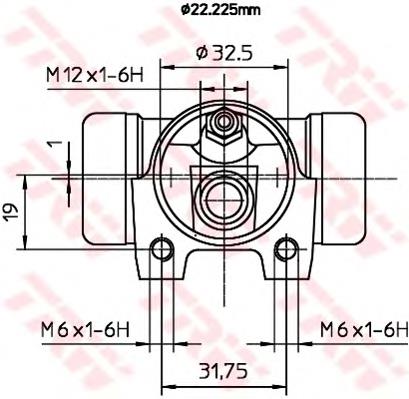 BWH373 TRW Цилиндр тормозной колесный, задний