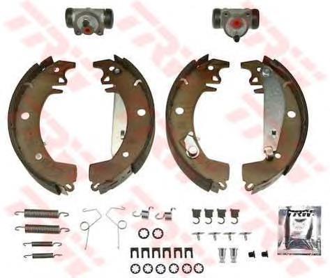 Sapatas do freio traseiras de tambor H68028 Brembo