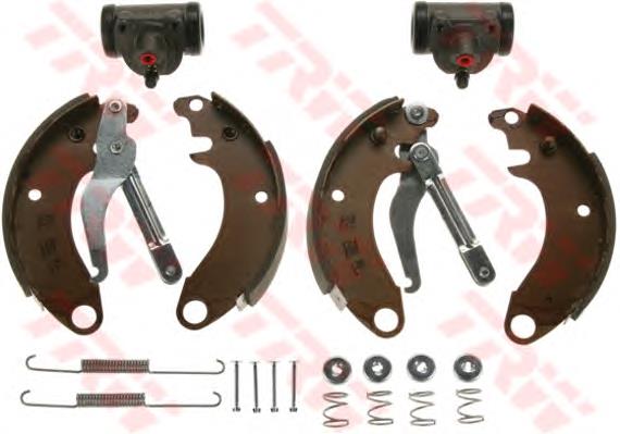 Передние барабанные колодки TRW BK1104 цена, от 181.55 USD