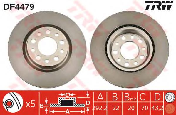 9936611 Brembo disco do freio traseiro