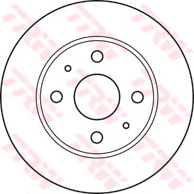 Передние тормозные диски DF4887 TRW