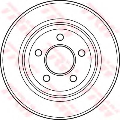Передние тормозные диски DF4882 TRW