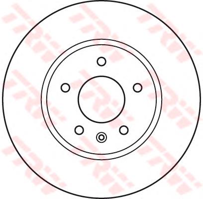 Тормоз дисковый передний TRW DF4928S цена, от 56.89 USD