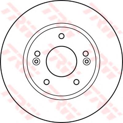 Тормоз дисковый передний TRW DF4922 цена, от 38.76 USD