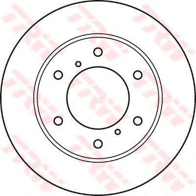 Передние тормозные диски DF4920 TRW
