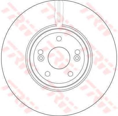 Disco do freio dianteiro 23103207 Abakus