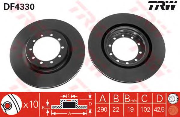 192860 Maxgear disco do freio dianteiro