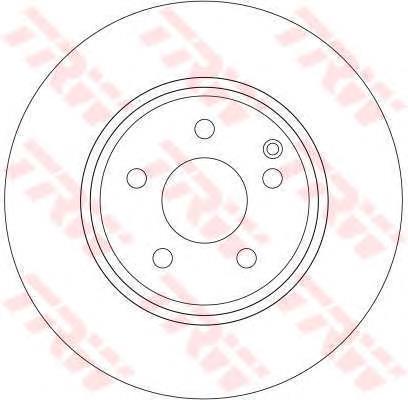 Передние тормозные диски DF4264 TRW