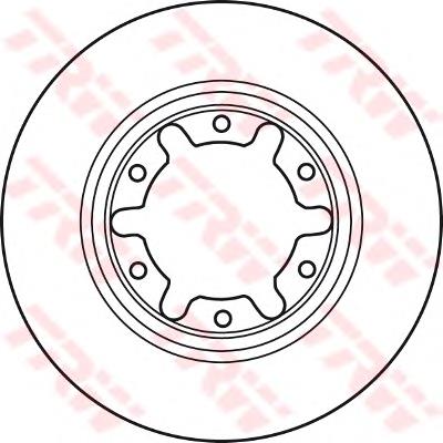 Тормоз дисковый передний TRW DF7305S цена, от 57.49 USD