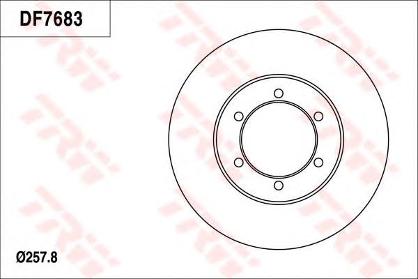 Disco do freio dianteiro 0K72F33251 Hyundai/Kia