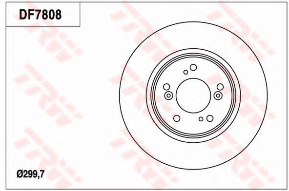 Диск тормозной передний 45251TB0W00 Honda