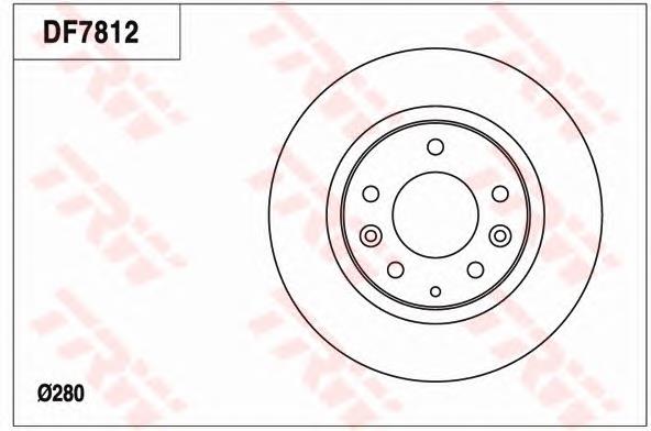 Disco do freio traseiro G30426251 Mazda