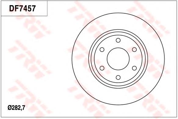 Disco do freio dianteiro 09B63010 Brembo