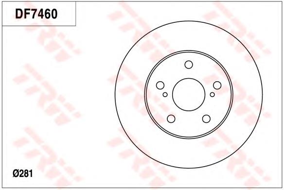 Disco do freio dianteiro 09C06610 Brembo