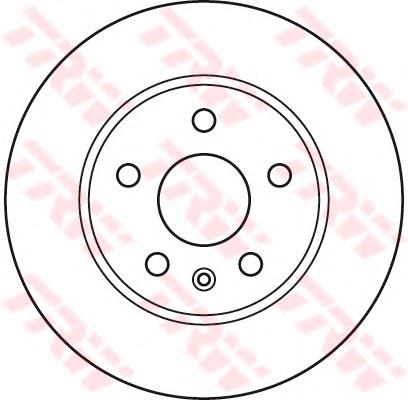 Disco do freio dianteiro Renault Master 1 T