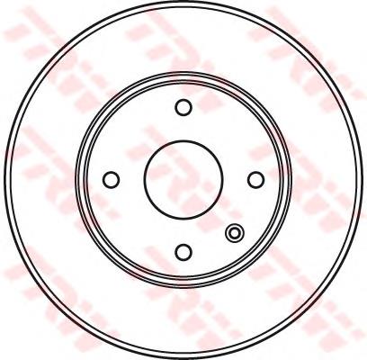 Тормоз дисковый передний TRW DF6031 цена, от 43.24 USD