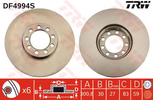 9976210 Brembo disco do freio dianteiro