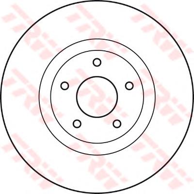 Передние тормозные диски DF4989S TRW