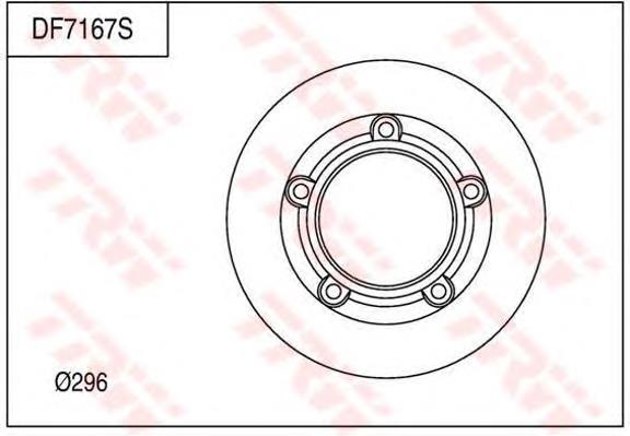 Disco do freio dianteiro 4351236170 Toyota